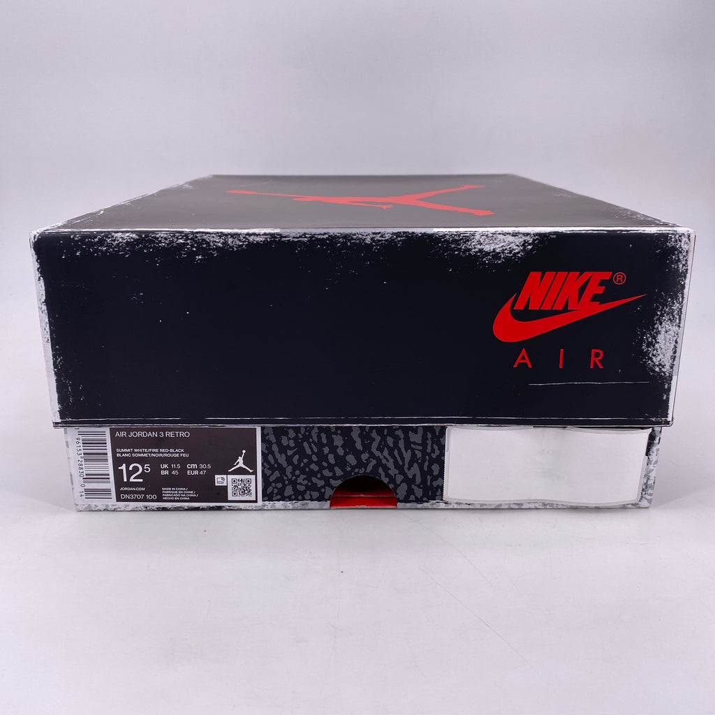 Air Jordan 3 Retro "White Cement" 2023 New Size 12.5