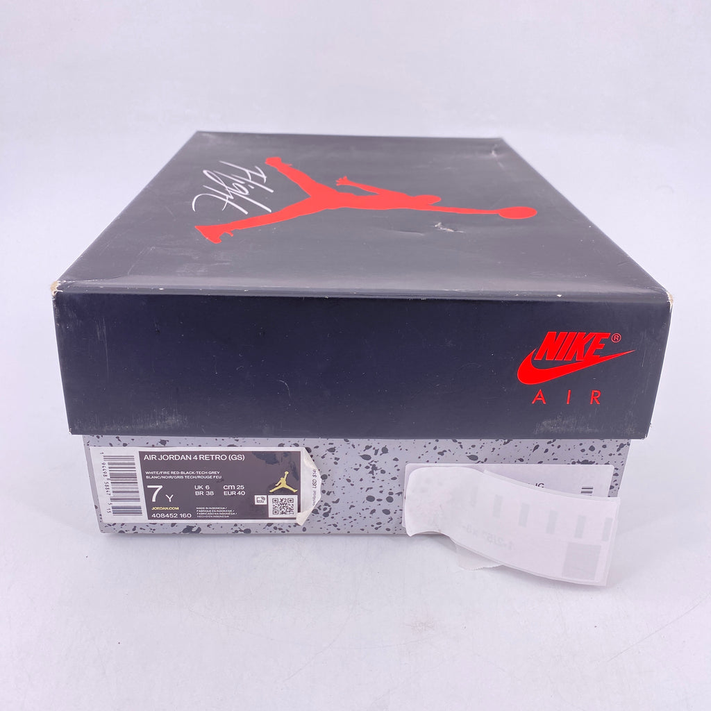 Air Jordan (GS) 4 Retro "Fire Red" 2020 Used Size 7Y