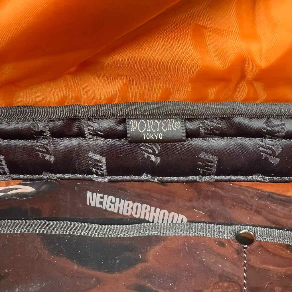 Porter Duffle Bag "NEIGHBORHOOD NYLON TANKER" 2018 Used Black Size OS