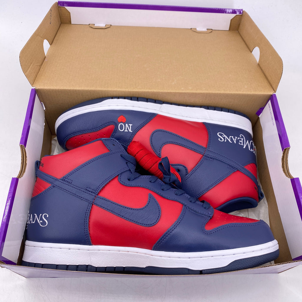 Nike SB Dunk High "By Any Means Navy" 2022 New Size 12