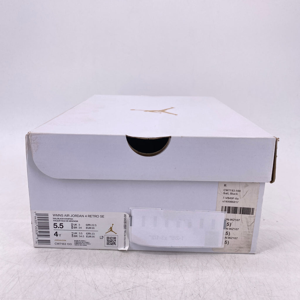 Air Jordan (W) 4 Retro "Starfish" 2021 New Size 5.5W