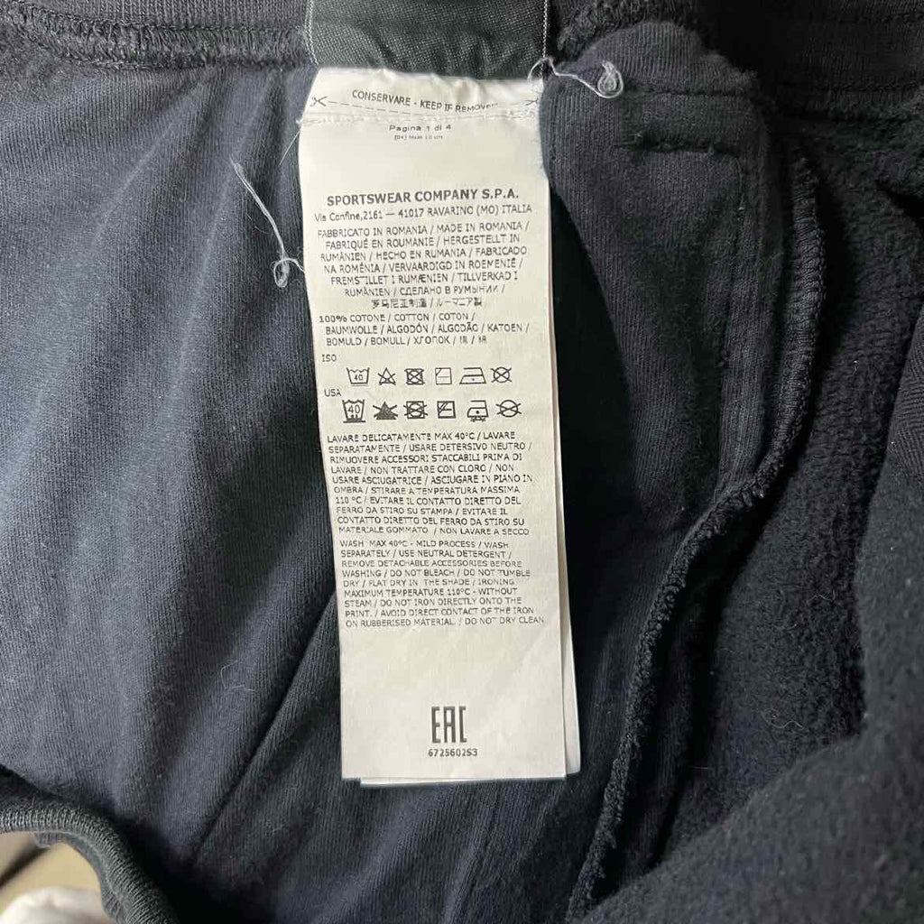 Stone Island Sweatpants "SUPREME" Black Used Size XL