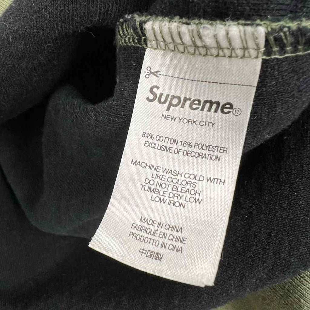 Supreme Hoodie "INSIDE OUT" Light Olive Used Size XL