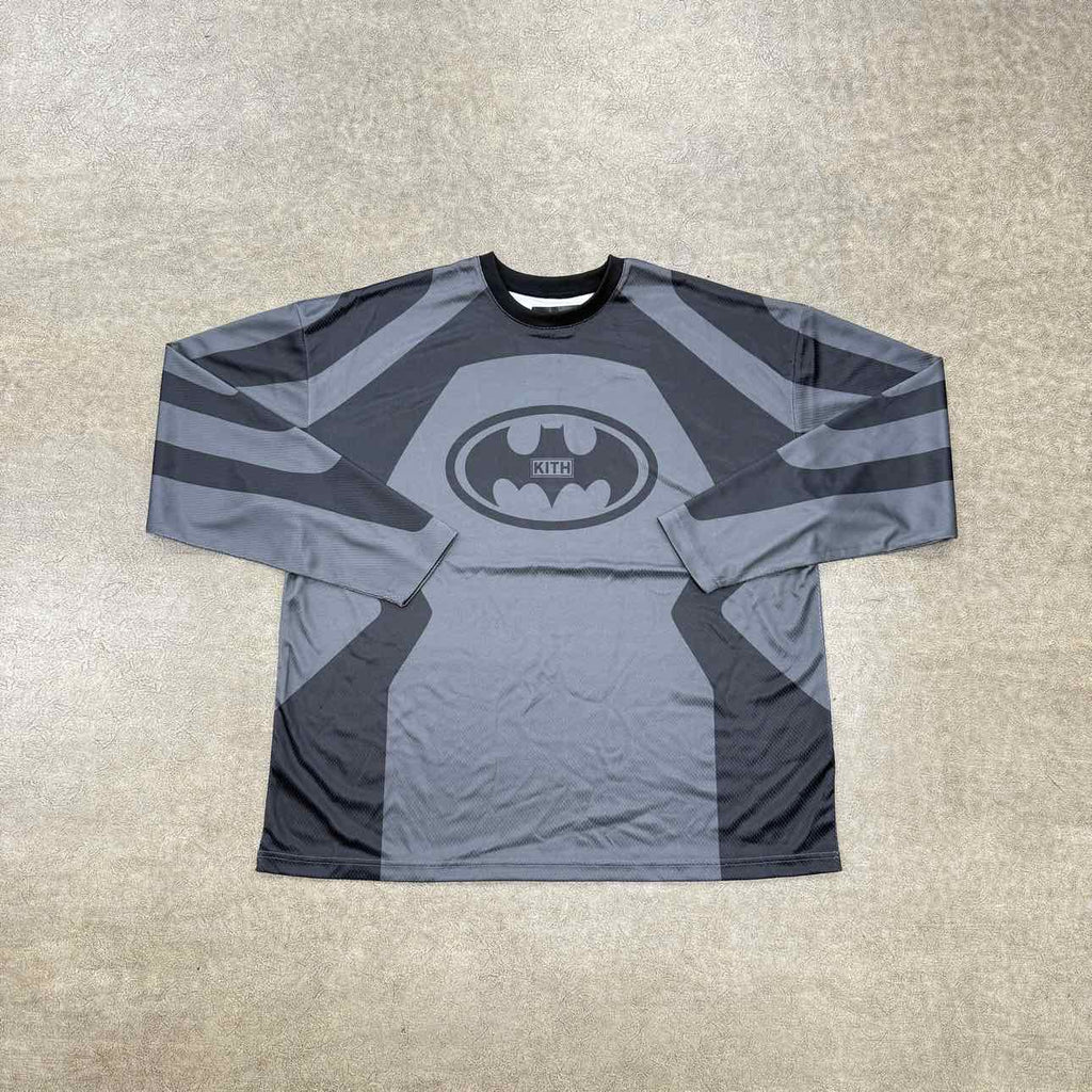 Kith Long Sleeve "BATMAN OTTO" Grey New Size XL
