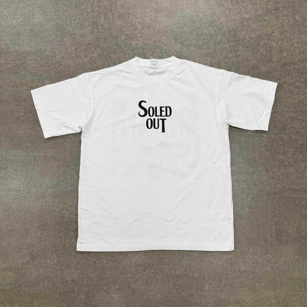 Soled Out T-Shirt "BEATLES" White New Size XL