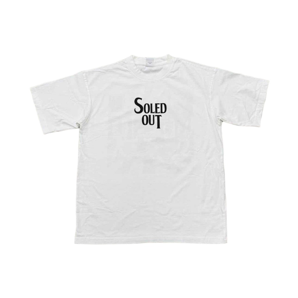 Soled Out T-Shirt "BEATLES" White New Size XXL