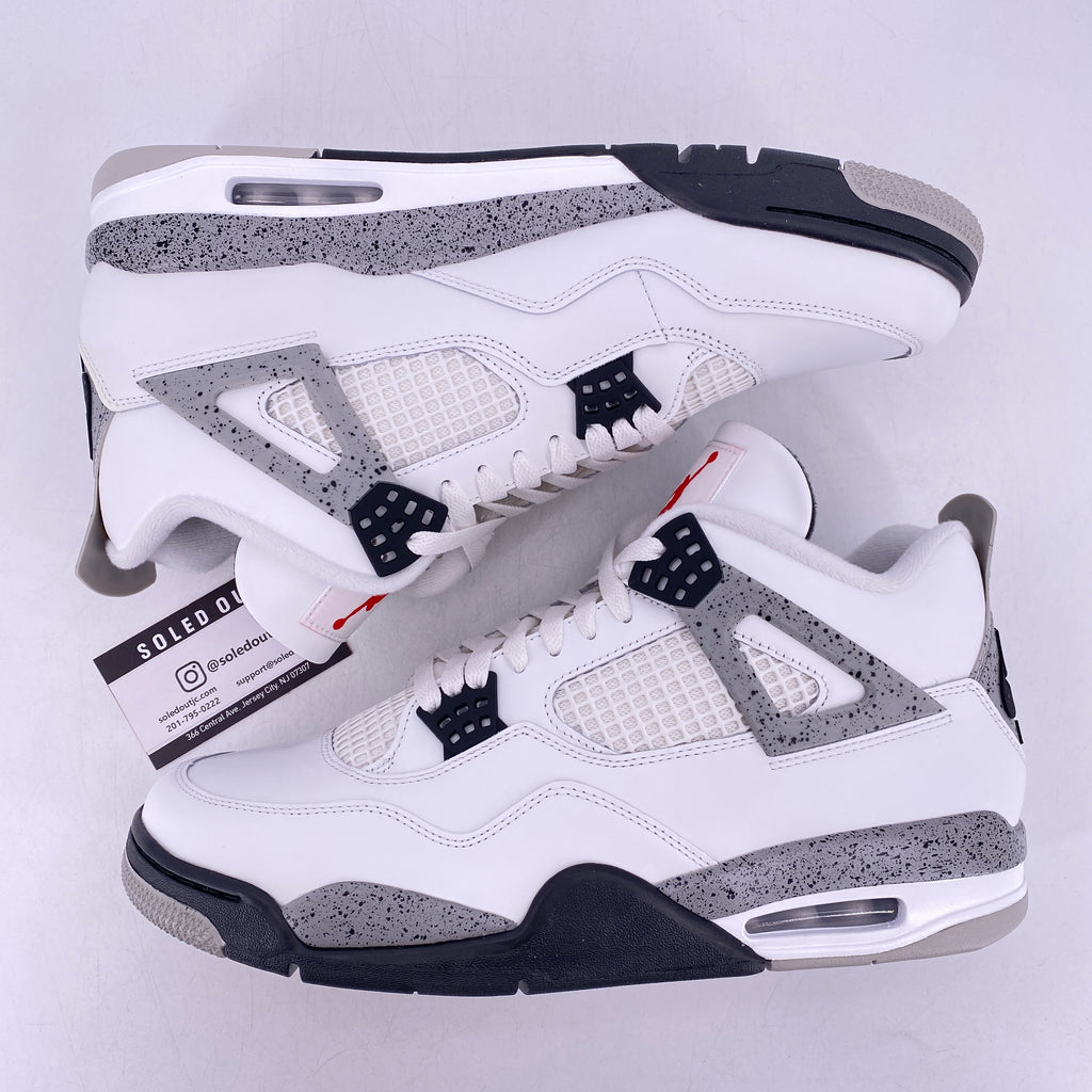 Air Jordan 4 Retro "White Cement" 2025 New Size 12