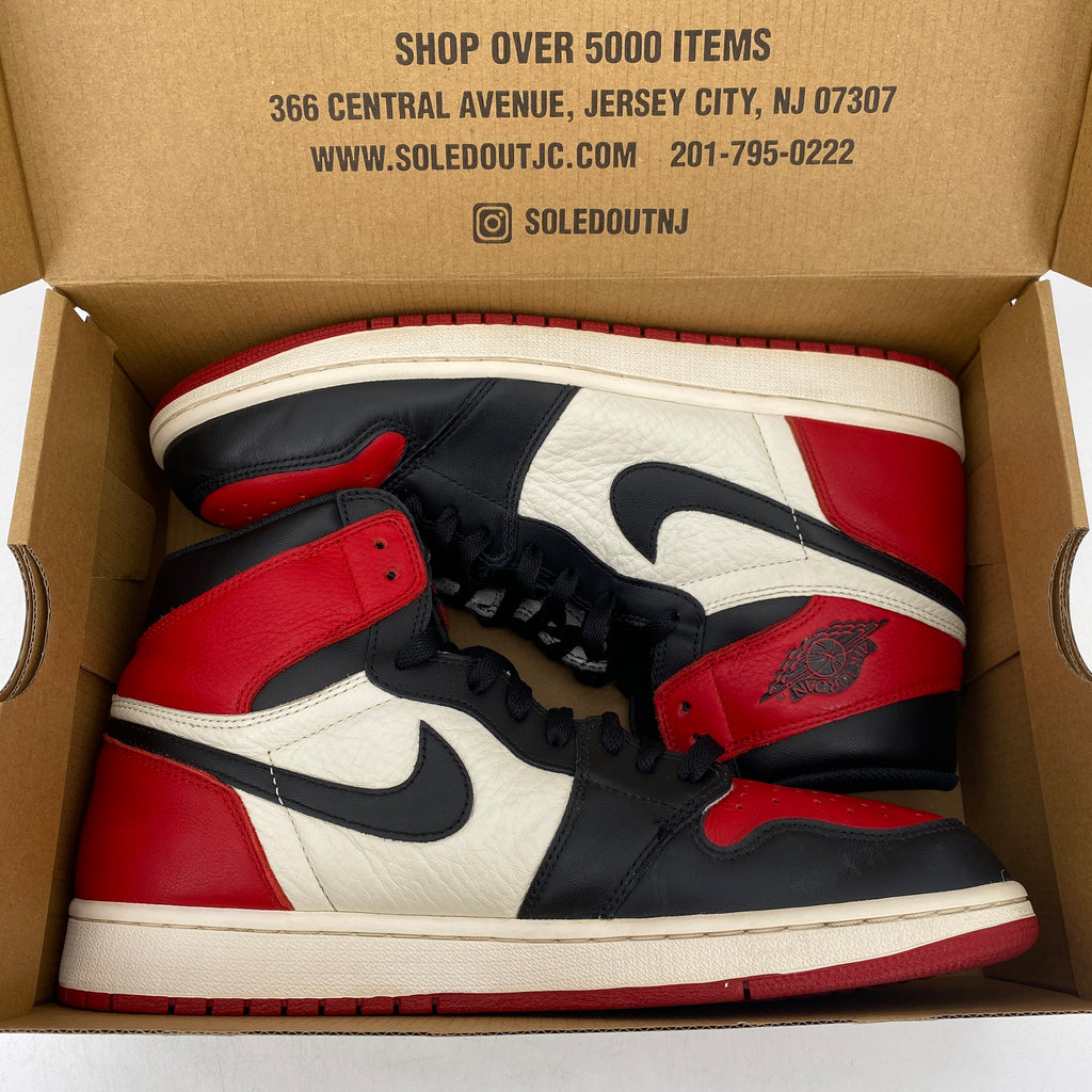 Air Jordan 1 Retro High OG "Bred Toe" 2018 Used Size 12