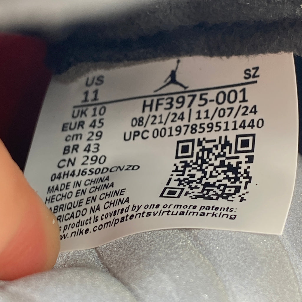 Air Jordan 5 Retro "Black Metallic Reimagined" 2025 New Size 11