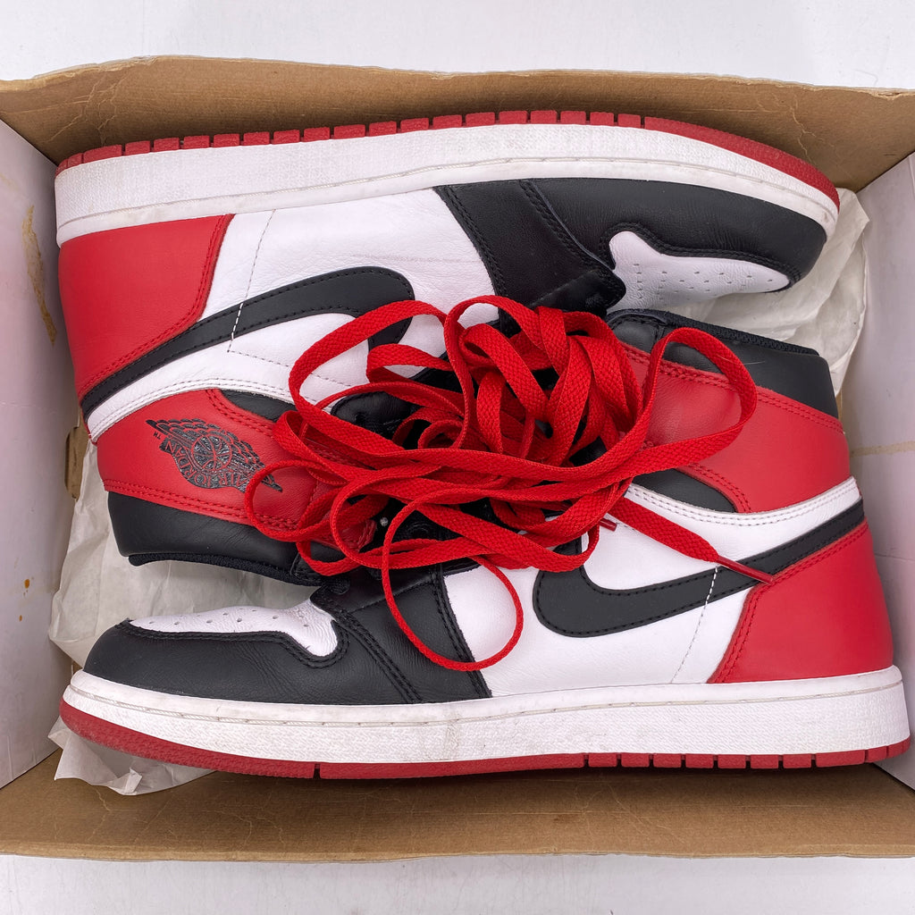 Air Jordan 1 Retro High OG "Black Toe" 2016 Used Size 11