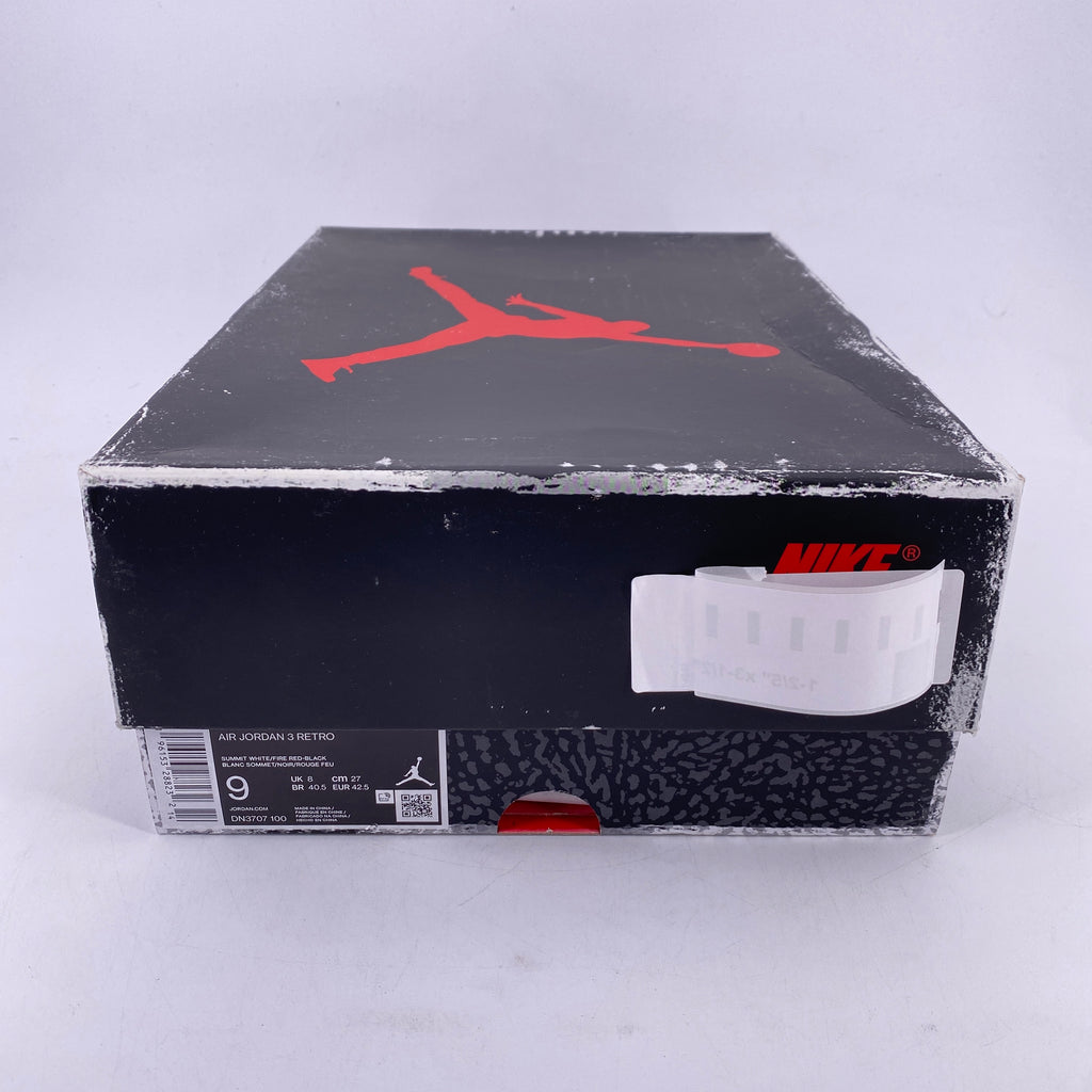 Air Jordan 3 Retro "White Cement Reimagined" 2023 New Size 9