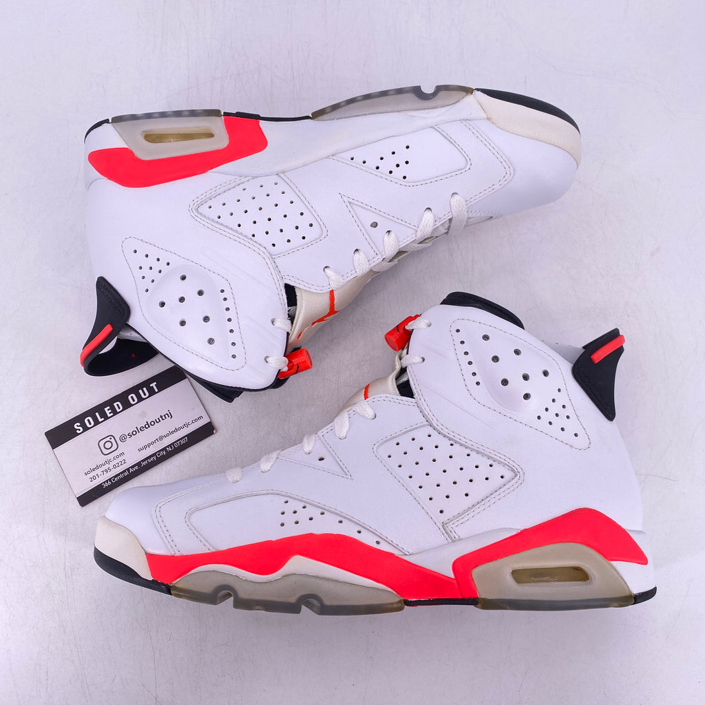 Air Jordan 6 Retro "Infrared White" 2014 New Size 8.5