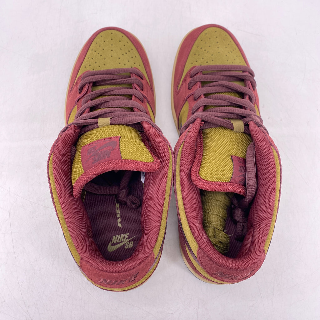 Nike SB Dunk Low "Dark Team Red Olive Flak" 2025 New Size 9.5