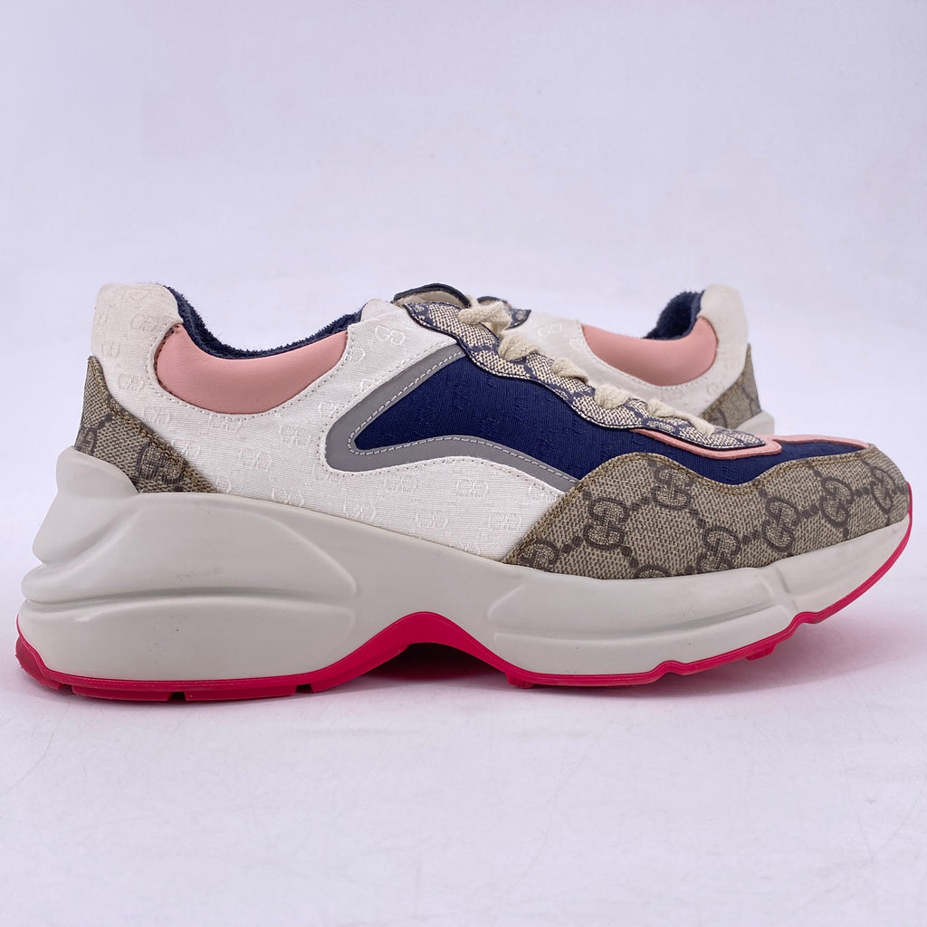 Gucci (W) Rython "Beige Pink Monogram"  Used Size 37.5