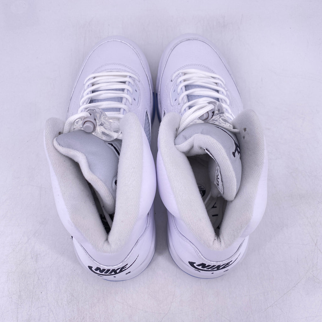 Air Jordan 5 Retro "White Metallic" 2022 Used Size 11.5