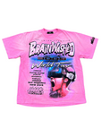 Hellstar T-Shirt "BRAIN WASHED" Pink New Size XL