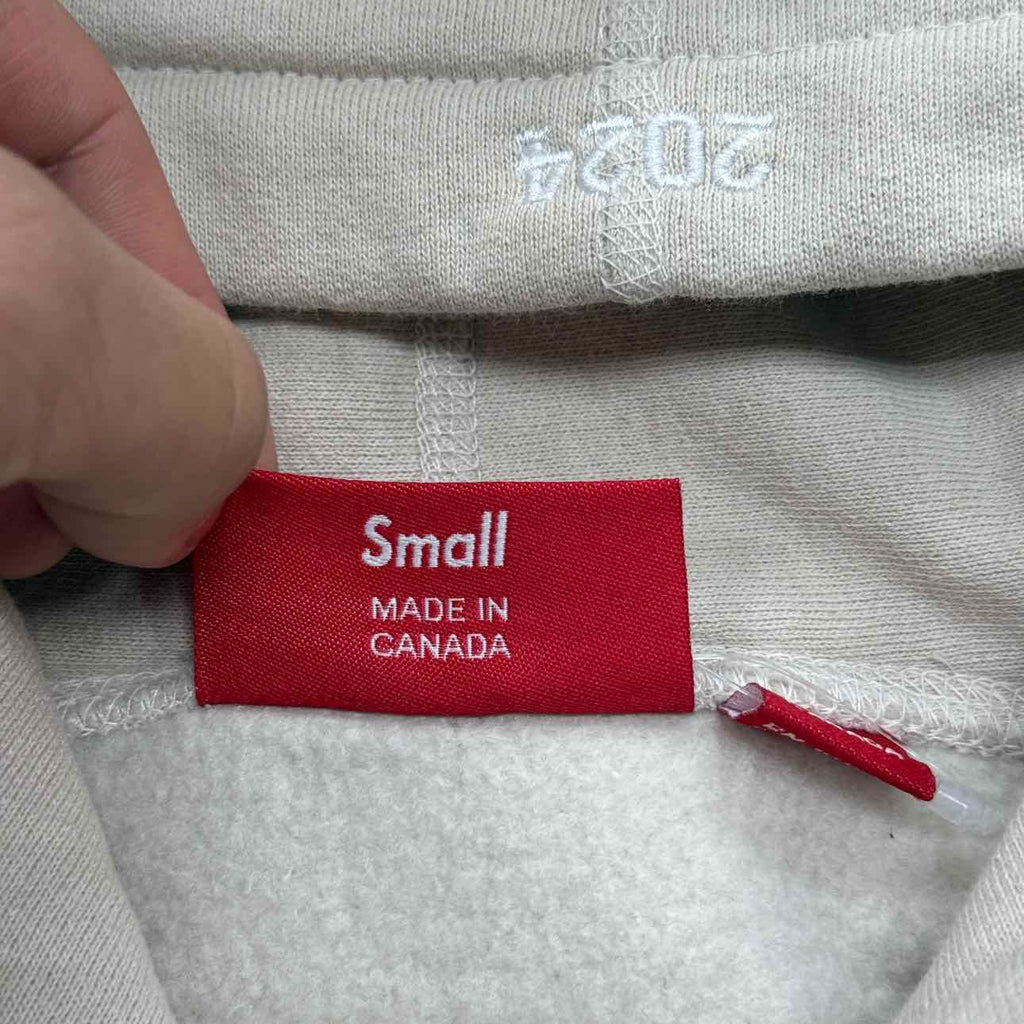 Supreme Hoodie "BOX LOGO" Stone New Size S