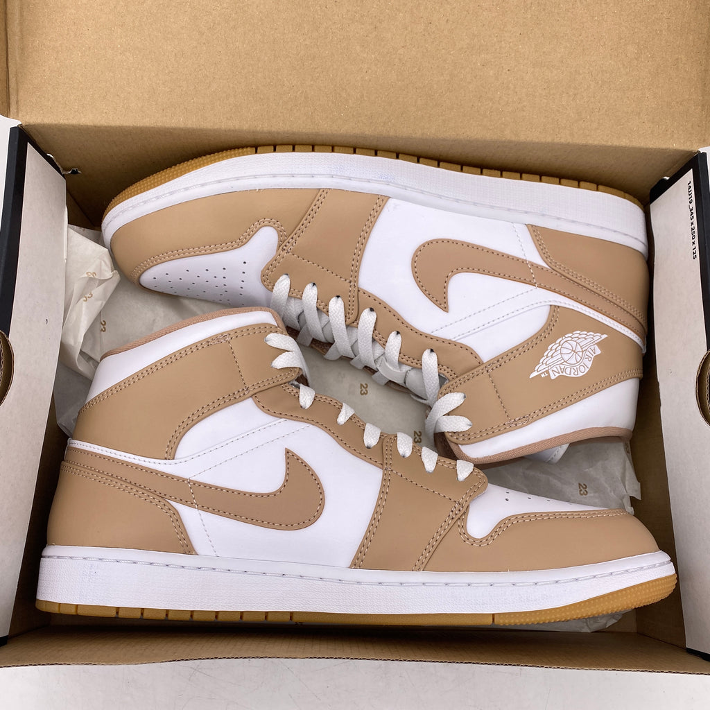 Air Jordan 1 Mid "Tan Gum" 2021 New Size 13