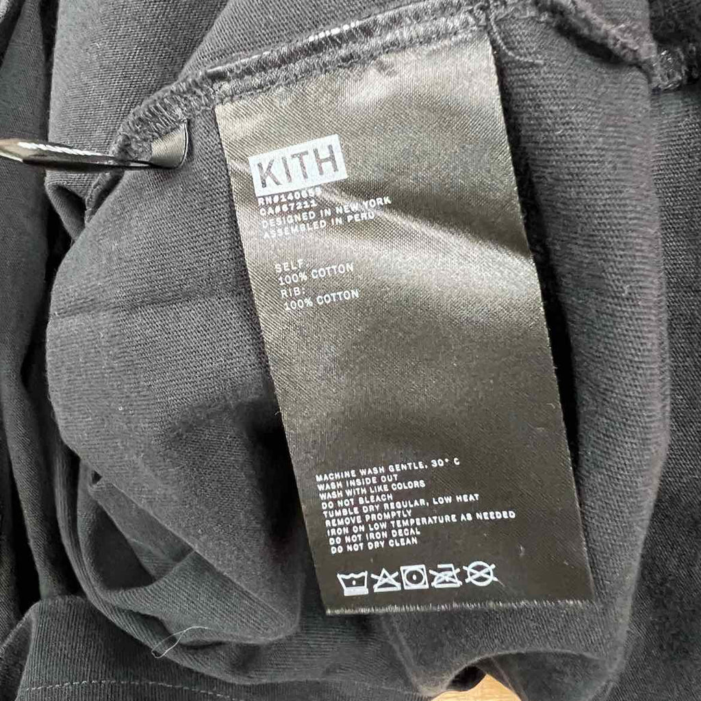 Kith T-Shirt "NEW YORK" Black Used Size L