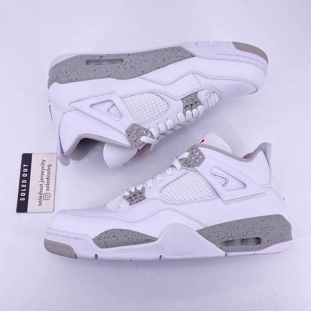 Air Jordan 4 Retro "White Oreo" 2021 New Size 12