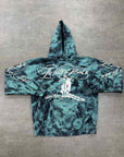 Hellstar Hoodie "PATH TO PARADISE" Green New Size L