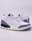 Air Jordan 3 Retro "White Cement Reimagined" 2023 New Size 9.5