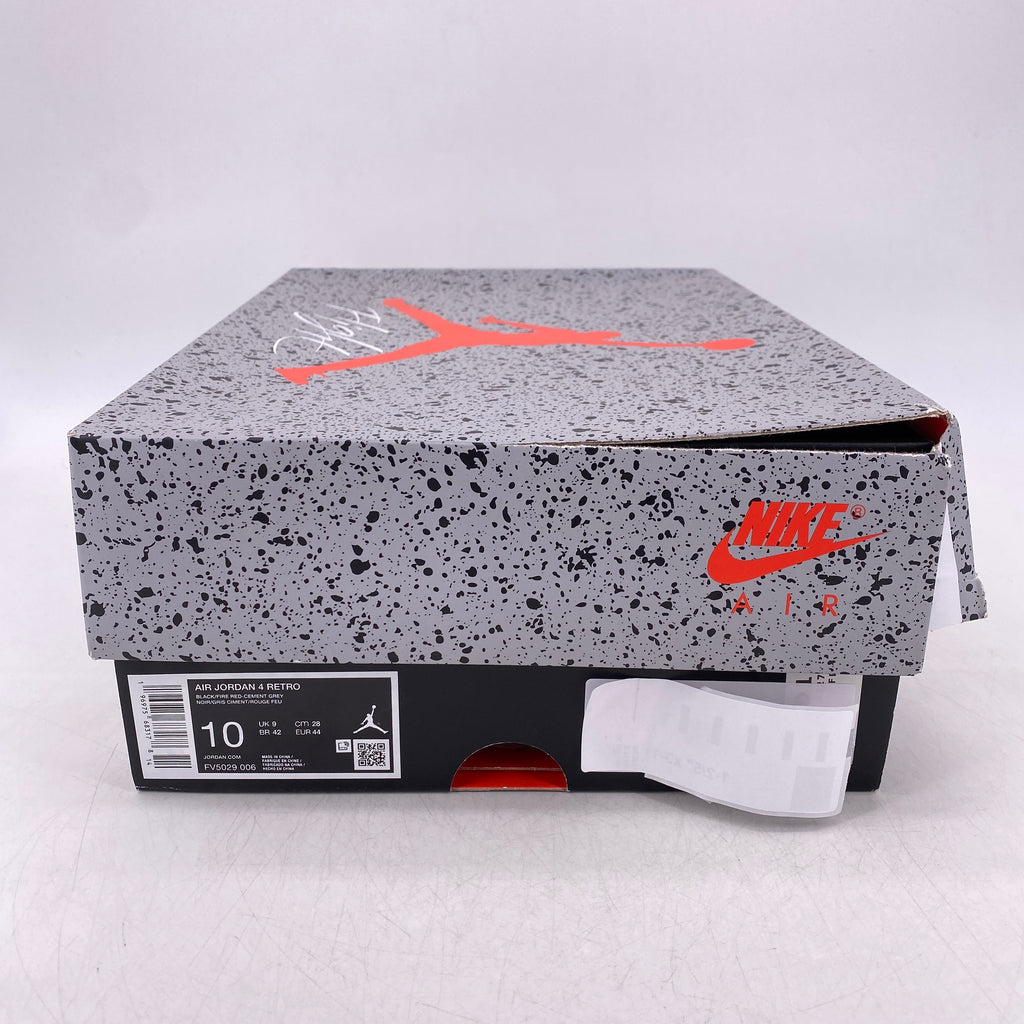 Air Jordan 4 Retro "Bred Reimagined" 2024 Used Size 10