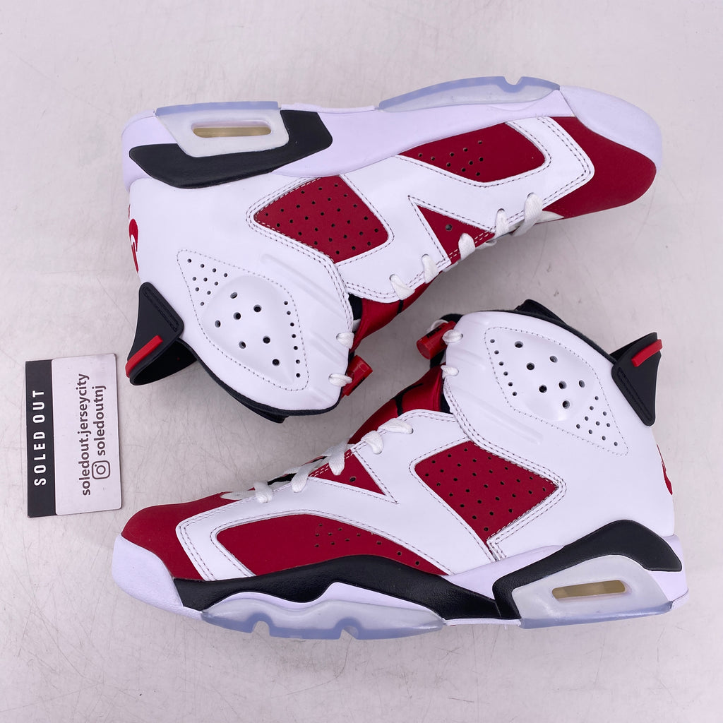 Air Jordan 6 Retro "Carmine" 2021 New Size 8.5