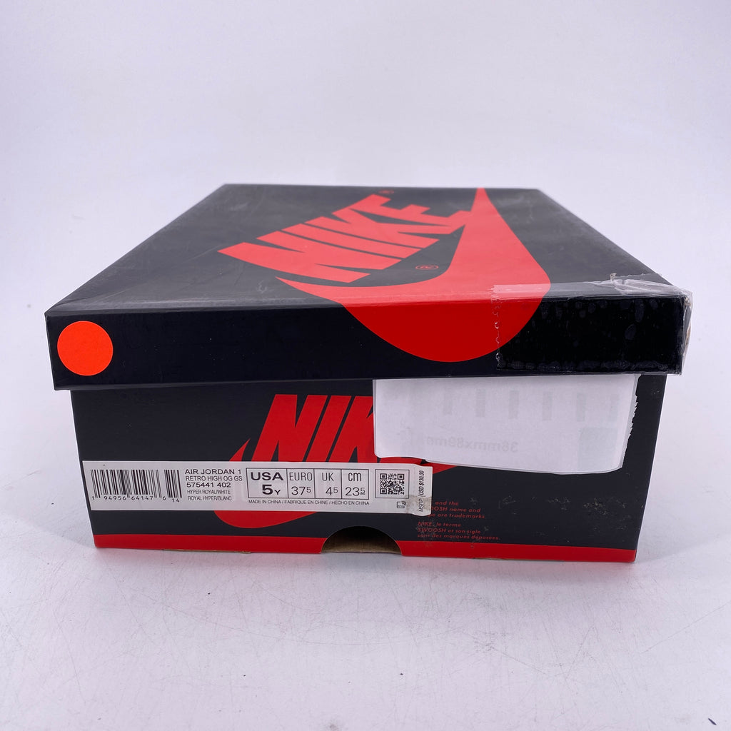 Air Jordan (GS) 1 Retro High OG "Hyper Royal Sg" 2021 New Size 5Y