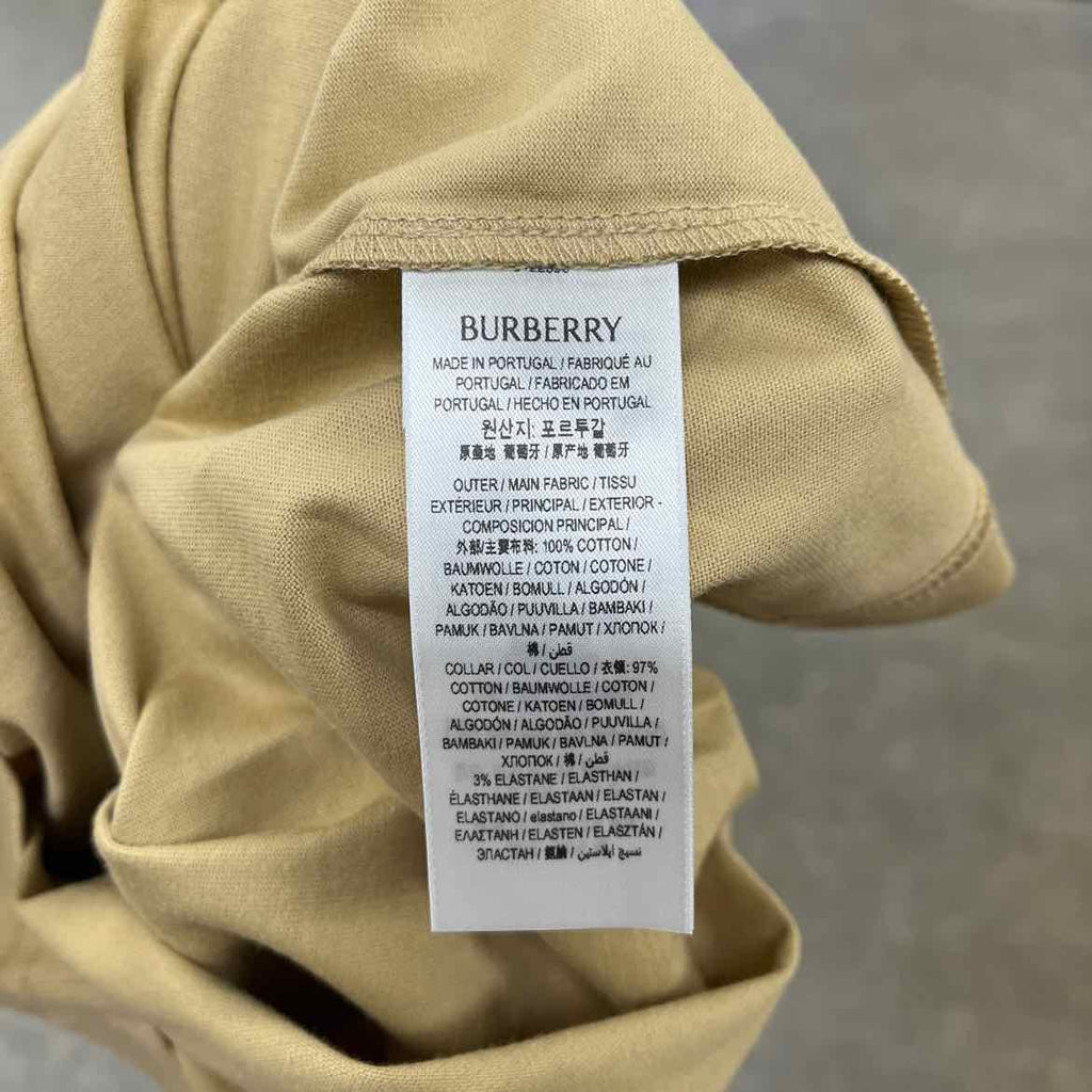 Burberry T-Shirt "LOGO" Flax New Size S