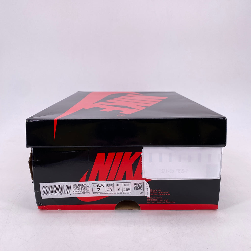 Air Jordan 1 Retro High OG "Patent Bred" 2021 New Size 7