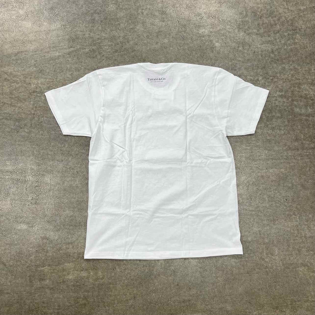 Supreme T-Shirt "TIFFANY BOX LOGO" White New Size L