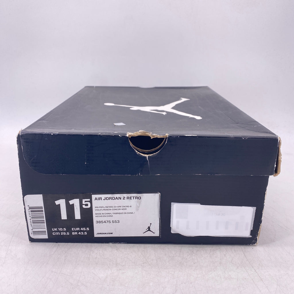 Air Jordan 2 Retro "Iron Purple" 2014 Used Size 11.5