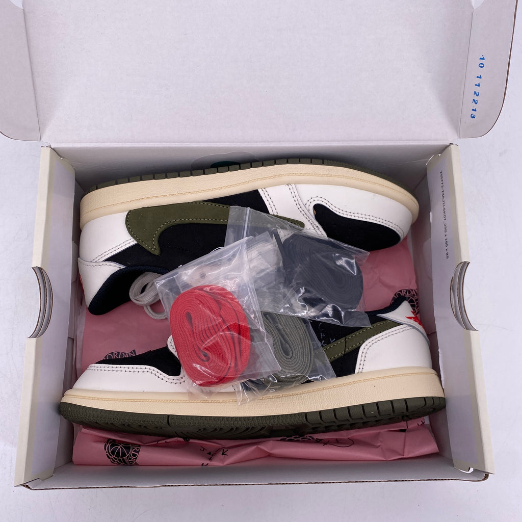 Air Jordan 1 Low OG SP (PS) "Travis Scott Olive" 2023 New Size 3Y