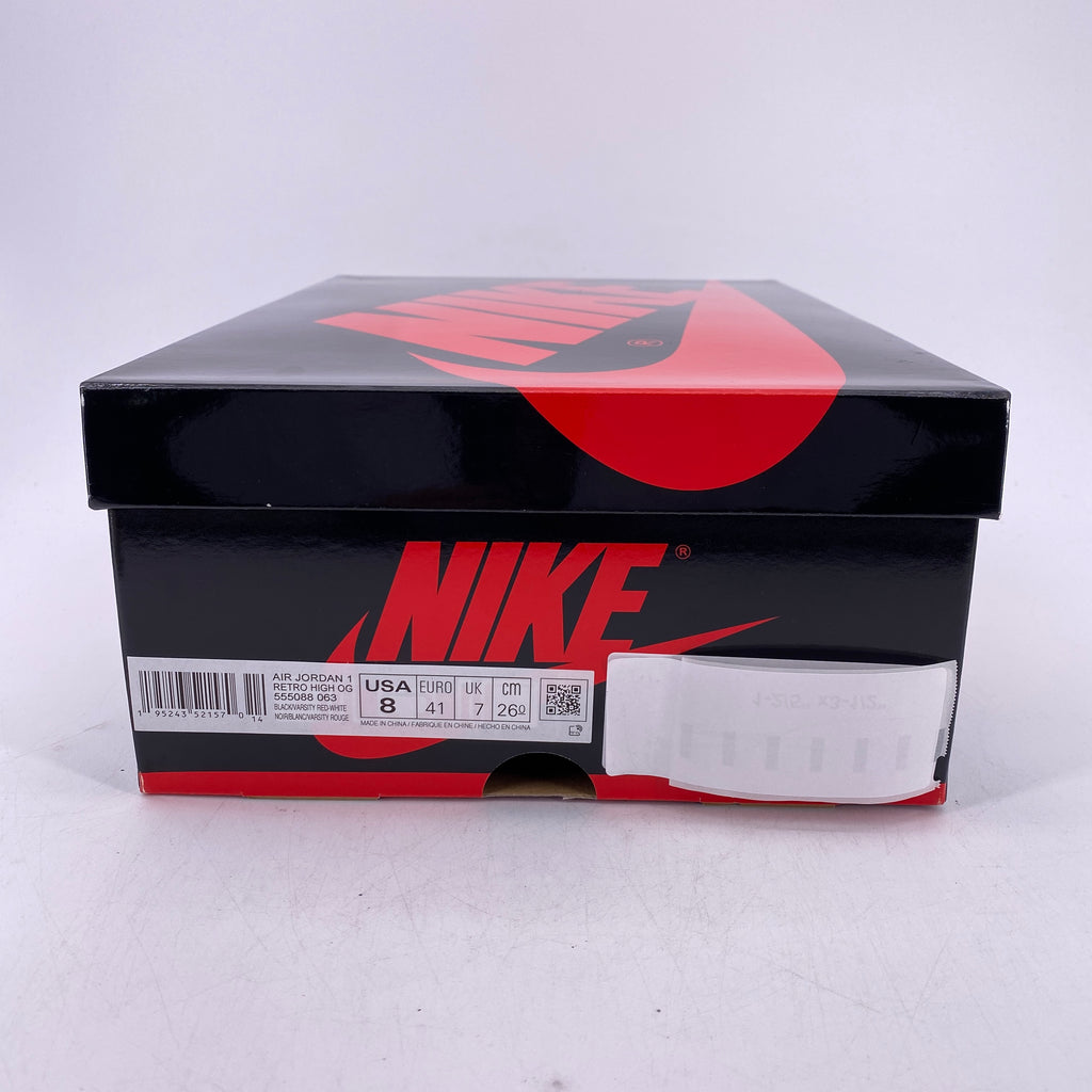 Air Jordan 1 Retro High OG "Patent Bred" 2021 New Size 8