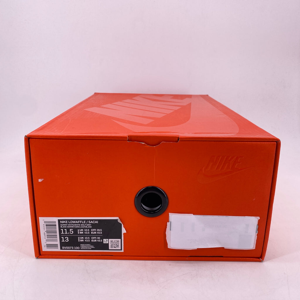 Nike LD WAFFLE / Sacai "Summit White" 2019 Used Size 11.5