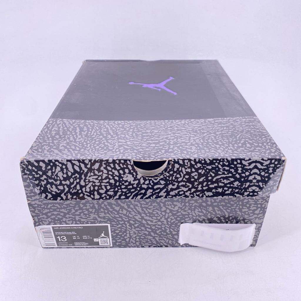 Air Jordan 3 Retro "DARK IRIS" 2023 Used Size 13