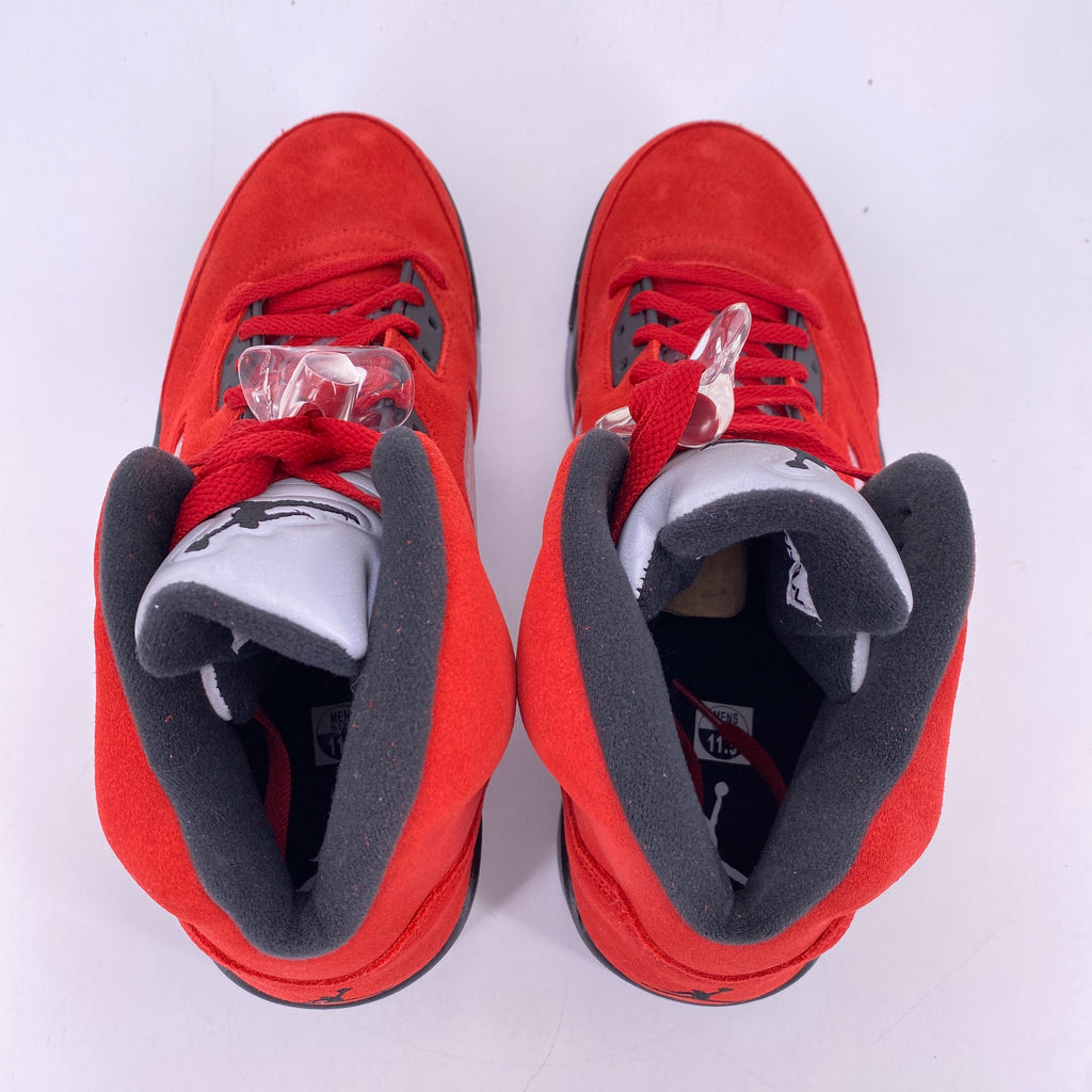 Air Jordan 5 Retro "Raging Bull Red Suede" 2021 New Size 11.5