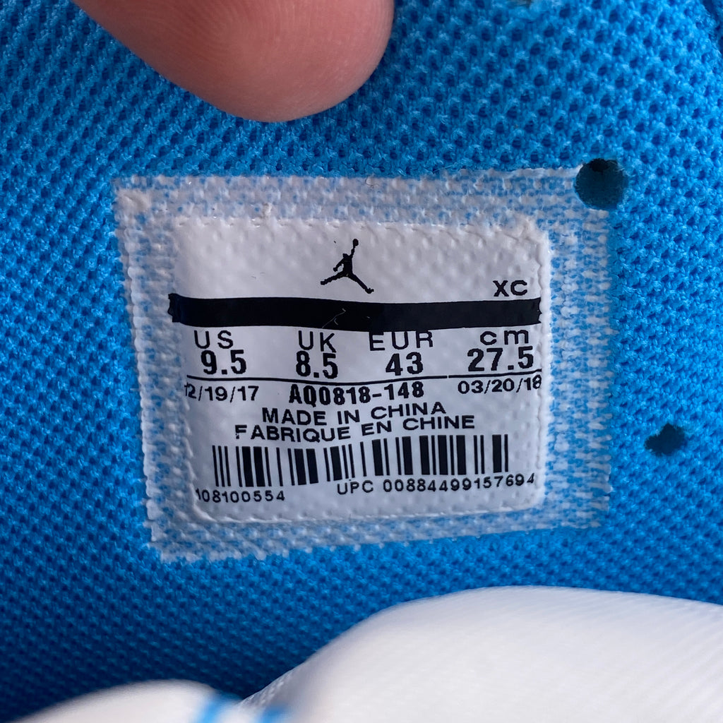 Air Jordan 1 Retro High OG "Off White Unc" 2018 New Size 9.5