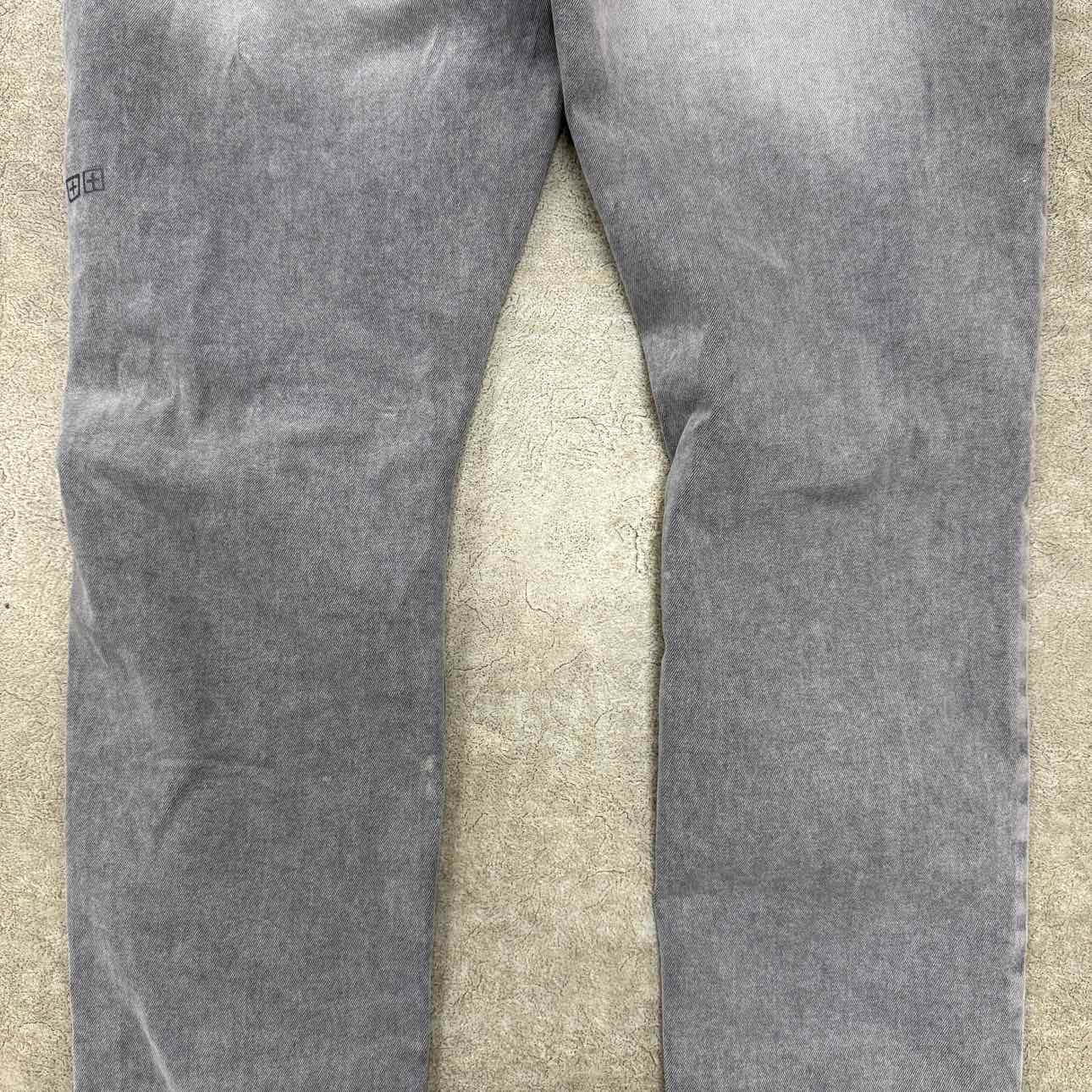 KSUBI Jeans &quot;RIPPED&quot; Grey Used Size 36