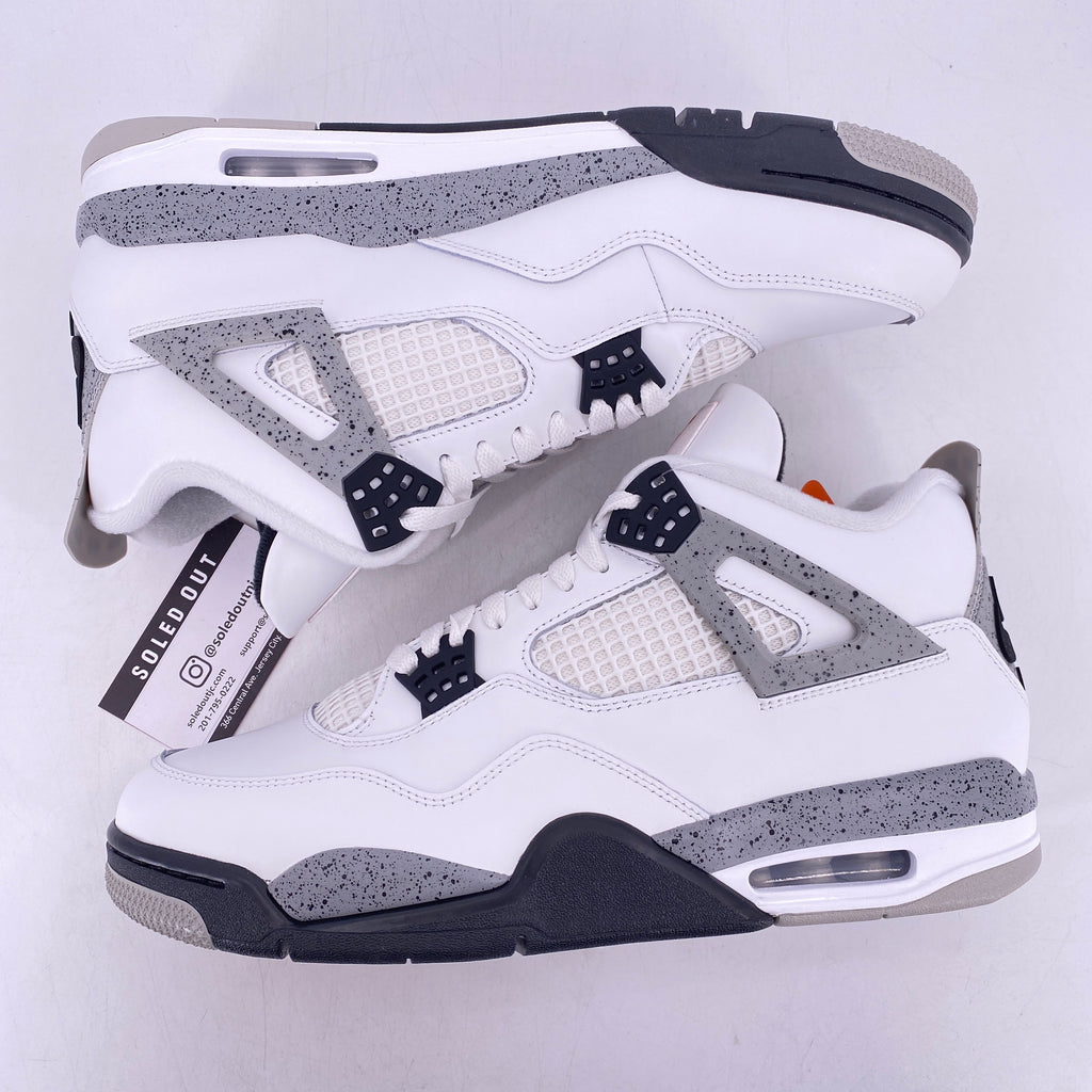 Air Jordan 4 Retro "White Cement" 2025 New Size 12