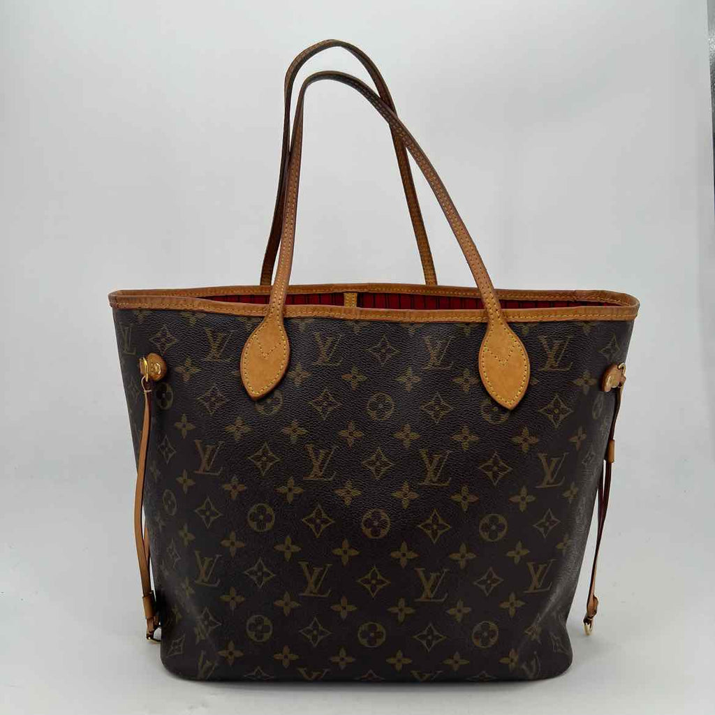 Louis Vuitton Neverfull MM "MONOGRAM CANVAS" Used Brown Size MM
