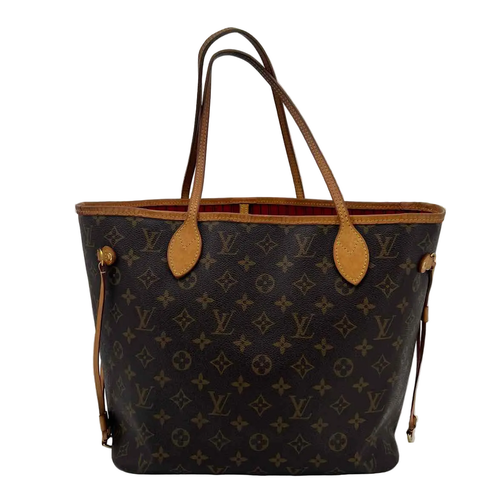Louis Vuitton Neverfull MM "MONOGRAM CANVAS" Used Brown Size MM