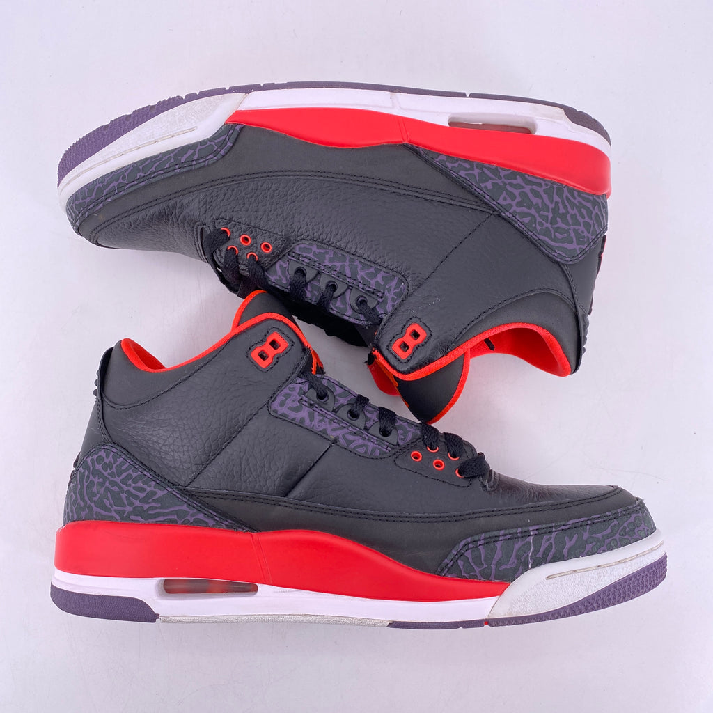 Air Jordan 3 Retro "Crimson" 2013 Used Size 10.5