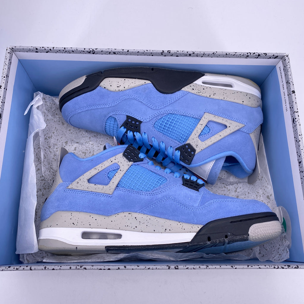 Air Jordan 4 Retro "University Blue" 2021 New Size 9.5