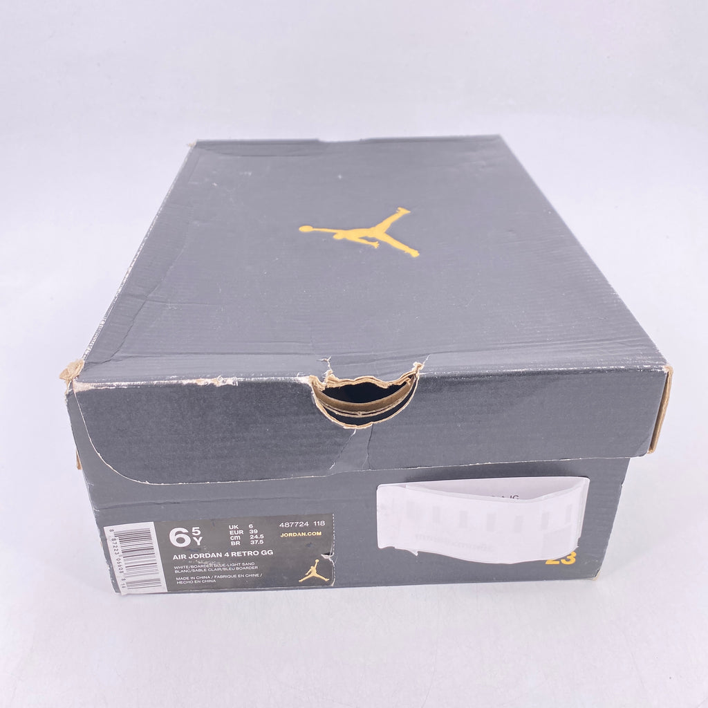 Air Jordan (GG) 4 Retro "Sand" 2017 Used Size 6.5Y