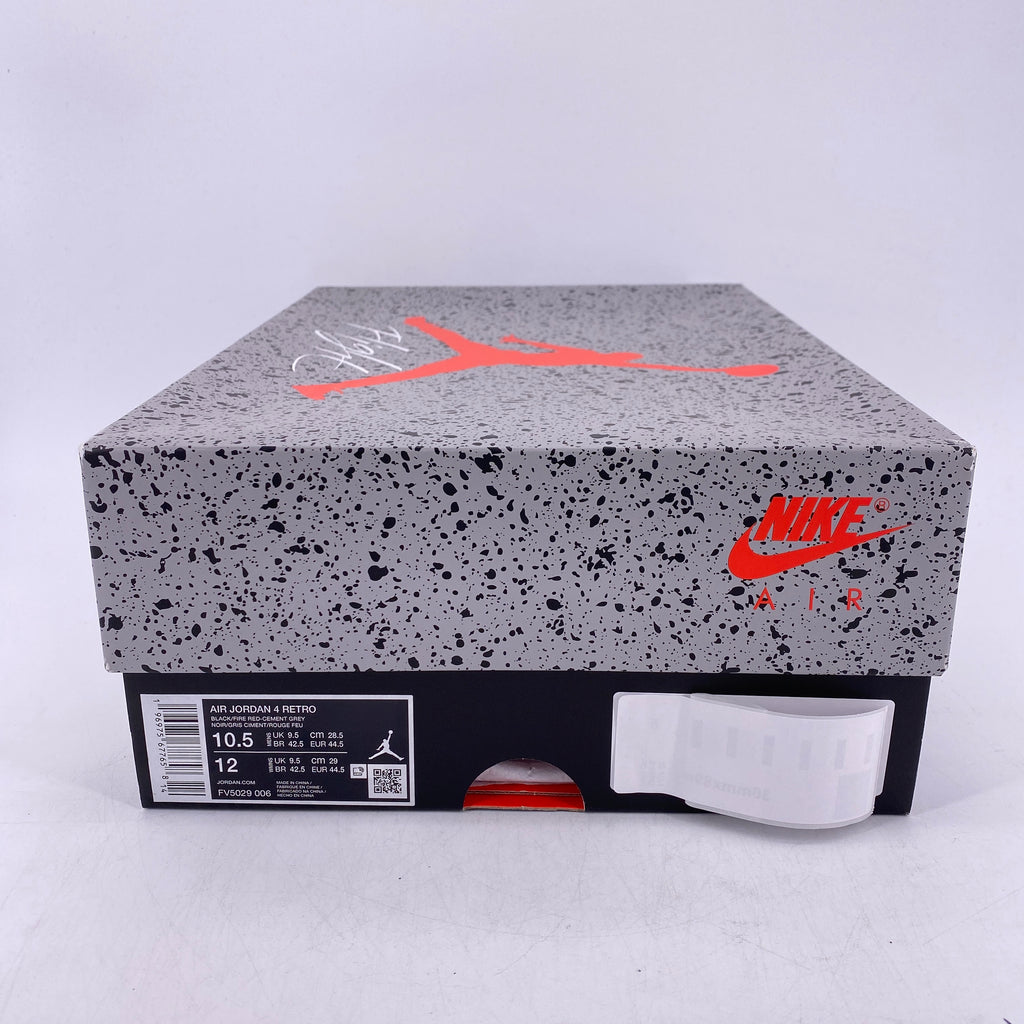 Air Jordan 4 Retro "Bred Reimagined" 2024 Used Size 10.5