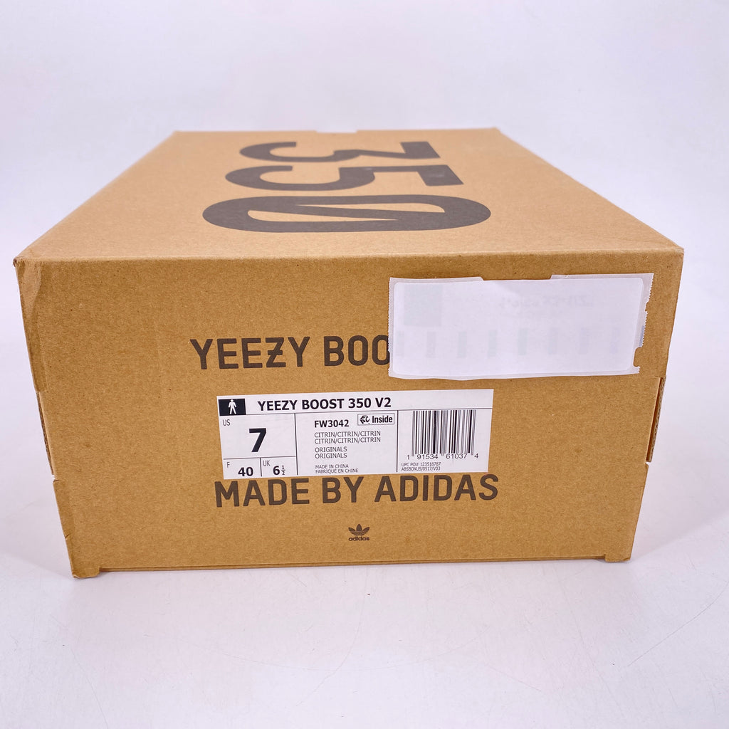 Yeezy 350 v2 "Citrin" 2019 Used Size 7