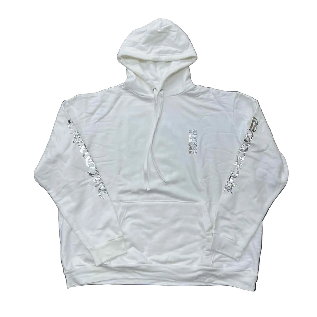 Chrome Hearts Hoodie "FOIL LOGO" White New Size 2XL