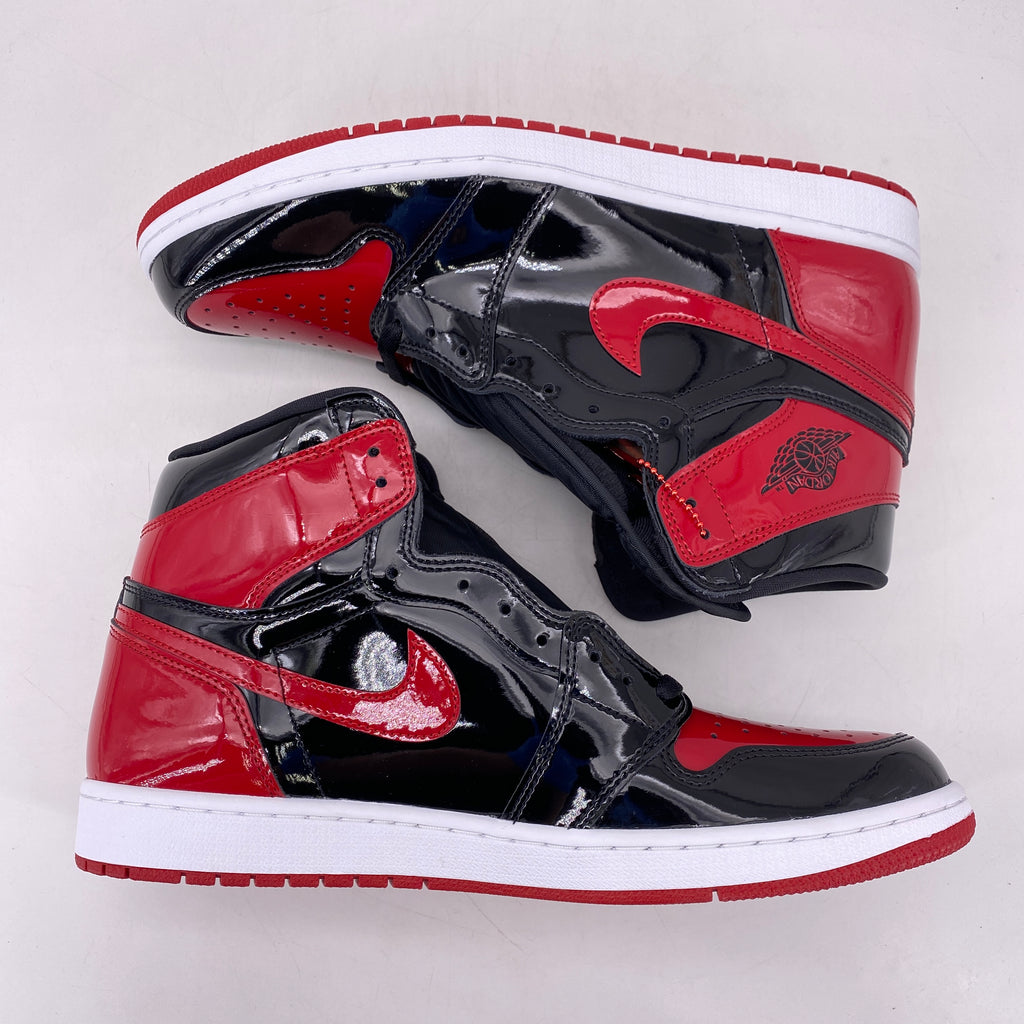 Air Jordan 1 Retro High OG "Patent Bred" 2021 New Size 13